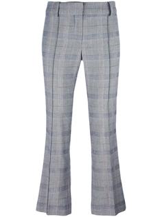 checked cropped trousers Cédric Charlier