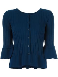 ruffled hem fitted cardigan Twin-Set