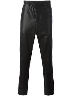 leather tapered trousers  Ann Demeulemeester Grise