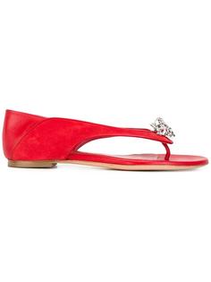 king and queen skull sandals Alexander McQueen