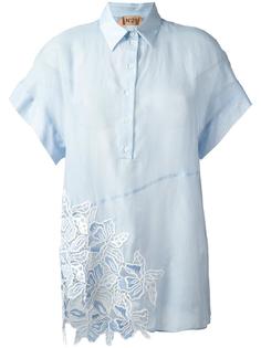 embroidered detail polo shirt  Nº21