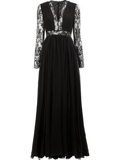 lace insert gown Zuhair Murad