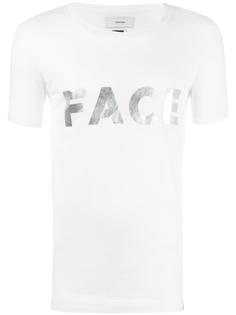 logo print T-shirt  Facetasm