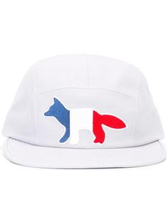 embroidered fox baseball cap Maison Kitsuné