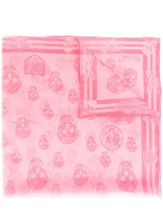 skull print scarf Alexander McQueen