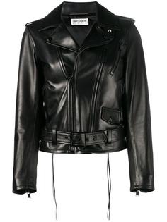байкерская куртка L17 Saint Laurent