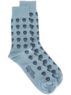 skull intarsia socks Alexander McQueen