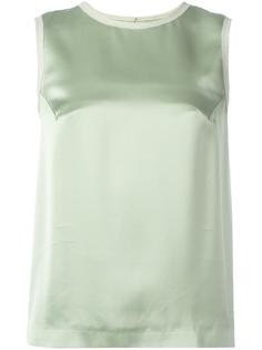 contrast trim tank top Maison Margiela