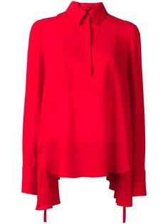 draped blouse Alexander McQueen