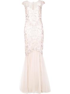 embroidered gown  Marchesa Notte
