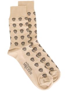 skull intarsia socks Alexander McQueen