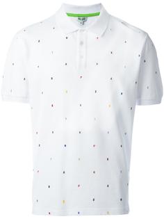 logo letters embroidered polo shirt Kenzo