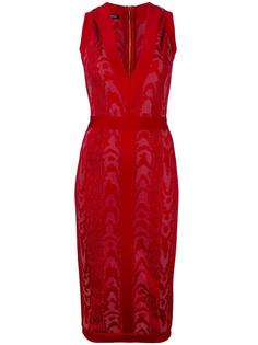 leopard pattern midi dress  Balmain