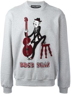 double bass player sweatshirt Dolce &amp; Gabbana