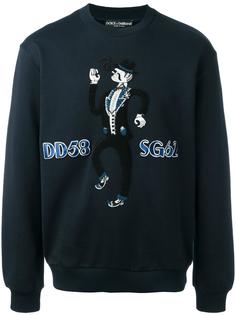 musician patch sweatshirt Dolce &amp; Gabbana