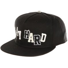 Бейсболка с прямым козырьком K1X Play Hard Puzzle Snapback Black/White/Egret