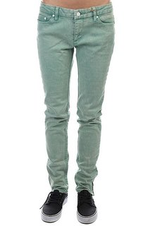 Джинсы узкие женские Insight Skinny Stretch Ankle Biter Emerald Wash