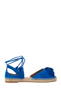 Замшевые туфли Sunshine Espadrille Flat Aquazzura