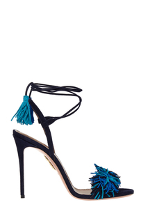 Замшевые босоножки Wild Thing Aquazzura