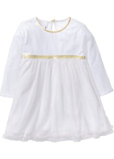 Платье ангела (белый/золотистый с блестками) Bonprix