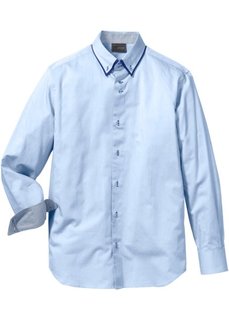 Деловая рубашка Regular Fit (серебристо-серый) Bonprix