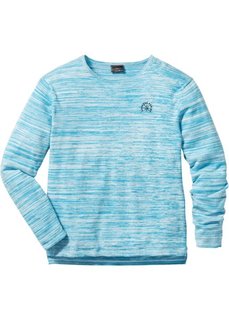 Пуловер Regular Fit (антрацитовый/кремовый меланж) Bonprix