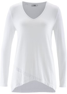 Футболка с имитацией двухслойности (темно-синий) Bonprix