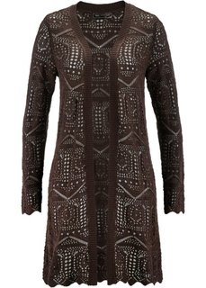 Ажурный кардиган (кремовый) Bonprix