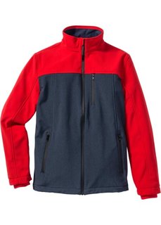 Куртка-софтшелл Regular Fit (темно-синий/красный) Bonprix