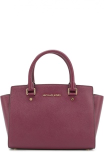 Сумка Selma Medium из сафьяновой кожи MICHAEL Michael Kors
