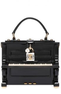 Сумка Dolce Box Piano с отделкой из кожи змеи Dolce &amp; Gabbana