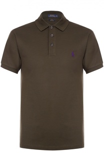 Хлопковое поло с короткими рукавами Polo Ralph Lauren