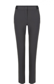 Брюки прямого кроя с карманами Armani Collezioni
