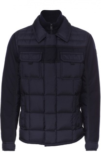 Стеганый пуховик Blais с шерстяной отделкой Moncler