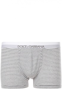 Хлопковые боксеры с широкой резинкой Dolce &amp; Gabbana