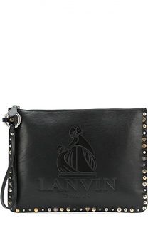 Клатч с металлическими заклепками Lanvin