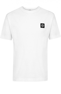 Хлопковая футболка с круглым вырезом Stone Island