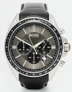 Часы с хронографом и кожаным ремешком BOSS By Hugo Boss 1513085 - Черный