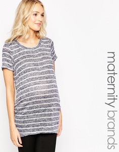 Футболка в полоску для беременных New Look Maternity - Мульти