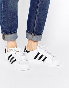 Фактурные кроссовки adidas Originals - Белый
