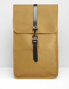 Rains Backpack In Beige - Stone