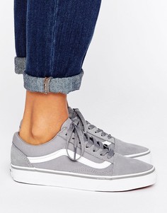 Серые кроссовки Vans Classic Old Skool - Серый
