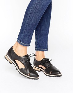 Туфли на плоской подошве со шнуровкой ALDO - Черный