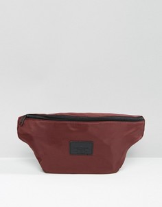 Бордовая сумка-кошелек на пояс ASOS - Красный