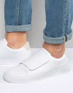 Белые кроссовки с ремешком ASOS - Белый