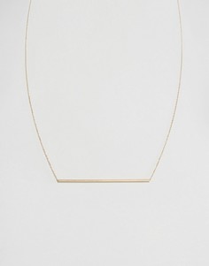Ожерелье с планкой Nylon - Золотой