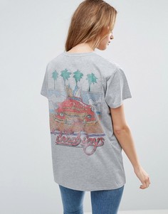 Футболка с принтом «Beach Boys» ASOS - Серый