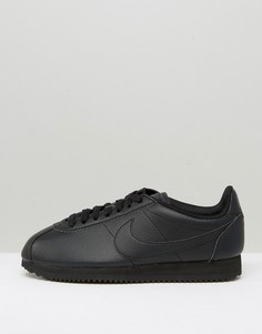 Кожаные кроссовки Nike Beautiful X Powerful Cortez - Черный