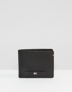 Кожаный кошелек Tommy Hilfiger - Черный