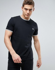 Черная футболка Fred Perry - Черный